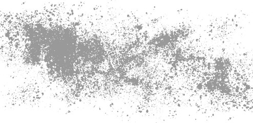 Obraz premium Gray paint splatter texture on white background abstract pattern