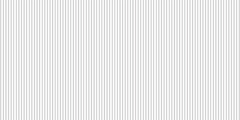 Naklejka premium Narrow black-white vertical lines. Symmetric geometric ornament. Striped seamless pattern, abstract wallpaper. Digital paper for textile print, page fill. Vector