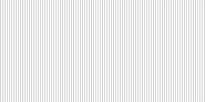Narrow black-white vertical lines. Symmetric geometric ornament. Striped seamless pattern, abstract wallpaper. Digital paper for textile print, page fill. Vector