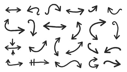 Hand Drawn Directional Arrows
