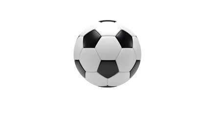 Fototapeta premium Soccer ball football sports round, isolated on white or transparent background. PNG