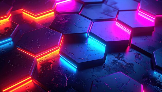 Hexagon lights