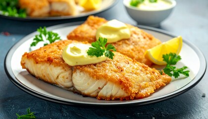 Fisch mit Zitronenbutter