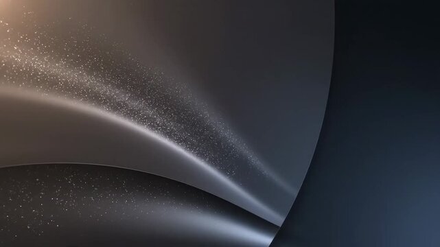 Video of sleek business presentation backdrop with flowing gradient animation and understated elegance, corporate technology branding concept.