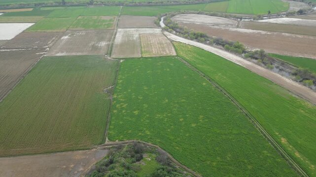 The Myus Ancient City drone view in Turkey