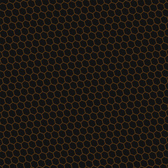 3d illustration of a honeycomb monochrome honeycomb for honey. Pattern of simple geometric hexagonal shapes, mosaic background. Bee honeycomb concept, Beehive