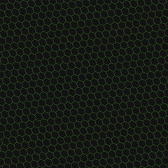 Cyberpunk hexagonal background. Hexagonal banner