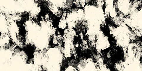 Obraz premium Black and white abstract vector texture background featuring messy brush strokes and artistic charcoal streaks for modern creative backdrops and wallpapers