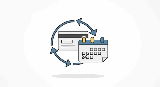 Credit card online payment process.