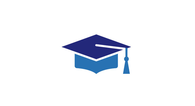 Graduation Cap Icon Symbol Education.