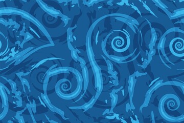 Deep Space Nebula Background with Purple Cosmic Clouds and Bright Star Clusters © TARIQ JAVED