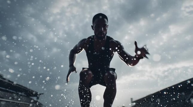Conceptual sports visual presenting performance as personal transformation, focusing on growth, discipline, and inner change rather than spectacle or external validation.
