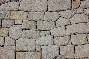 Obraz premium ancient stone wall pattern, stone background.