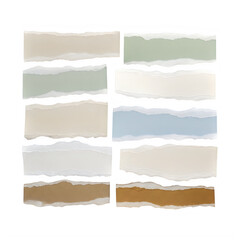 A collection of colorful, swatched paint samples on a white background
