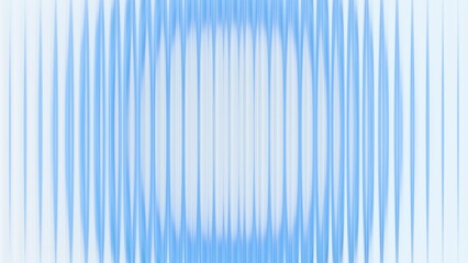 Obraz premium Refracted glass background with vertical blue lines. Abstract light distortion effect through transparent texture. Minimalist graphic design pattern for digital screen display backdrop.
