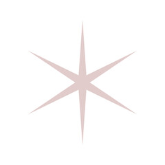 Fototapeta premium Star twinkling for festive holiday event
