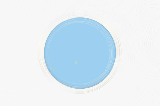 Stylized Map of Tuvalu with Neighboring Areas.