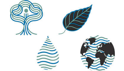 Fototapeta premium vector illustration of a leaves
