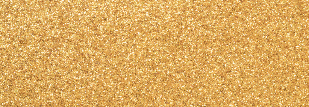 Gold glitter texture background for luxury, celebration, and festive design projects