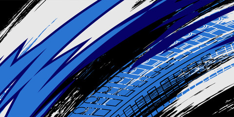 blue color pattern gradient grunge texture background. Dots pop art comics sport style vector illustration © Muhammad Muhdi
