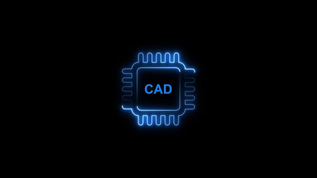 Computer aided neon sign c a d software animation technology software technology computer chip microchip
