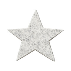 Obraz premium PNG Textured white star element