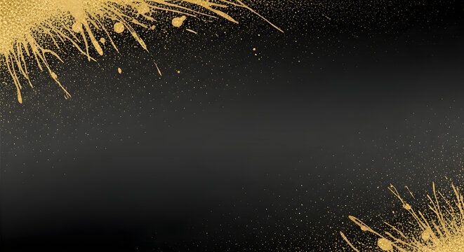 Easter sunday backgrounds with golden sparkles and black elegance for holiday celebrations