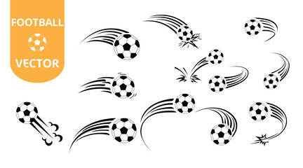 Naklejka premium Soccer ball football icon goal vector logo illustration sport world cup 2026