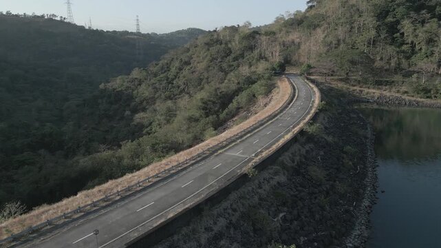 dam in the mountains of Bataan, Philippines