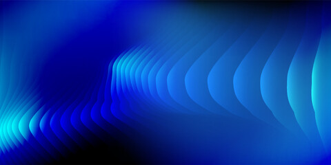 Art magic blue blur abstract background, with vignette simple modern © Caca