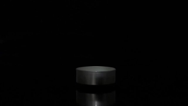 Boron Flame Test in slow motion &ndash; Colorful Chemical Reaction on Black Background