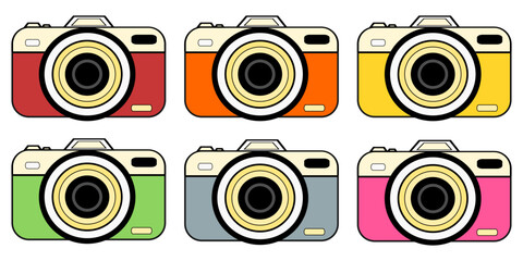 Aparaty - zestaw ikon
