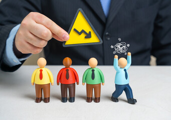 Office workers are losing their temper and quitting amid financial problems. Worker layoffs and...