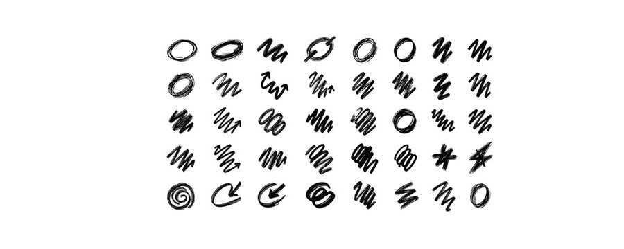 A collection of various symbols and characters