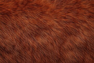 Red Panda Fur Texture Seamless Pattern. Close-up red panda coat detail. Exotic mammal fur surface design. Realistic red panda fur texture background. Detailed wildlife macro close-up.