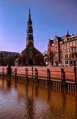 The canals of Hamburg.