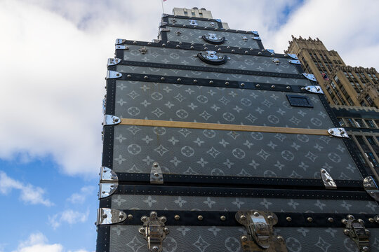 The Louis Vuitton store in midtown Manhattan New York City New York USA