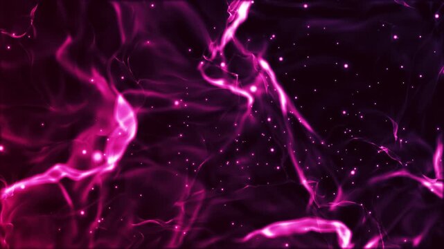 An animated futuristic 3D dot wave. Multiple bright dots form smooth waves. The fading light creates a sense of depth and elegance.