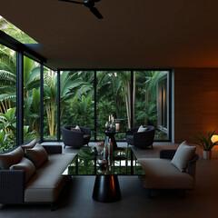 Fototapeta premium modern living room