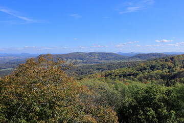 Obraz premium Landscape, Czech Central Highlands, Czech Republic