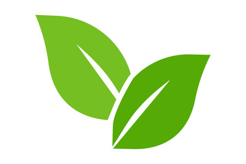 Fototapeta premium PNG Green leaves eco-friendly illustration on transparent background