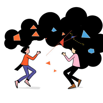Dynamic Trig Identities Battle in an animation.