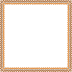 Obraz premium A gold colored ornate frame on a white background