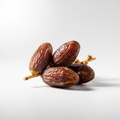 Obraz premium Cluster of Ripe Medjool Dates with Stems
