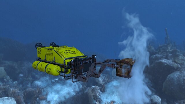 潜水艇　3DCGレンダリング