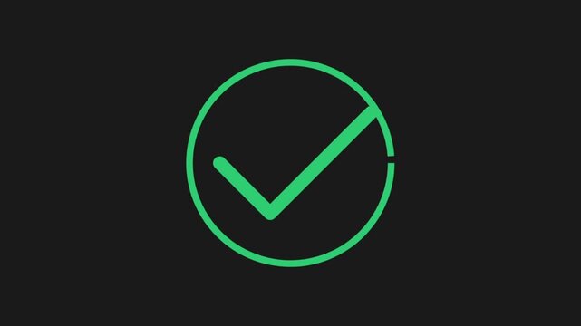 Task Completed Animation &ndash; Success Checkmark Icon