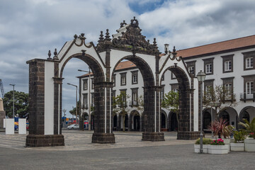 Obraz premium Portas da Cidade en Ponta Delgada, Sao Miguel, Azores