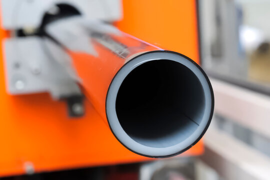 PRODUCTION OF PLASTIC DOUBLE LAYER pipe from polypropylene for w