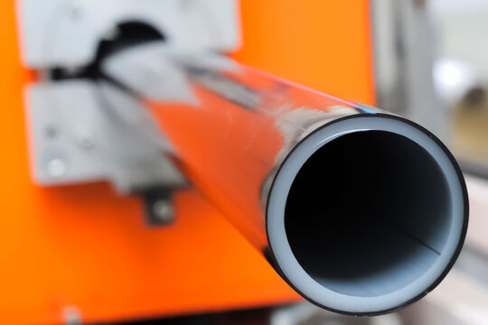 PRODUCTION OF PLASTIC DOUBLE LAYER pipe from polypropylene for water supply.