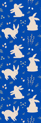 Grafika wektorowa - deseń - króliki © polanski.portfolio